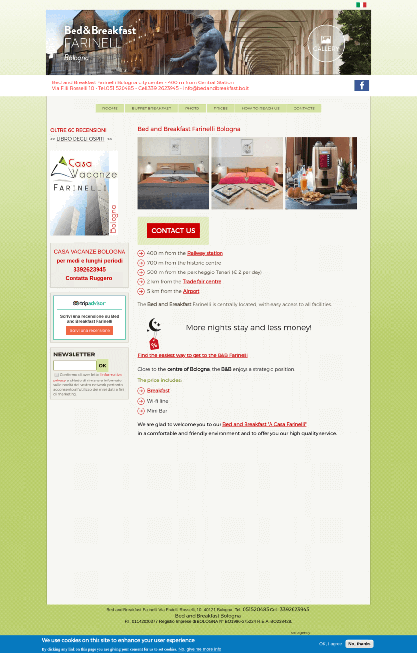 Bed & Breakfast Farinelli screenshot 1