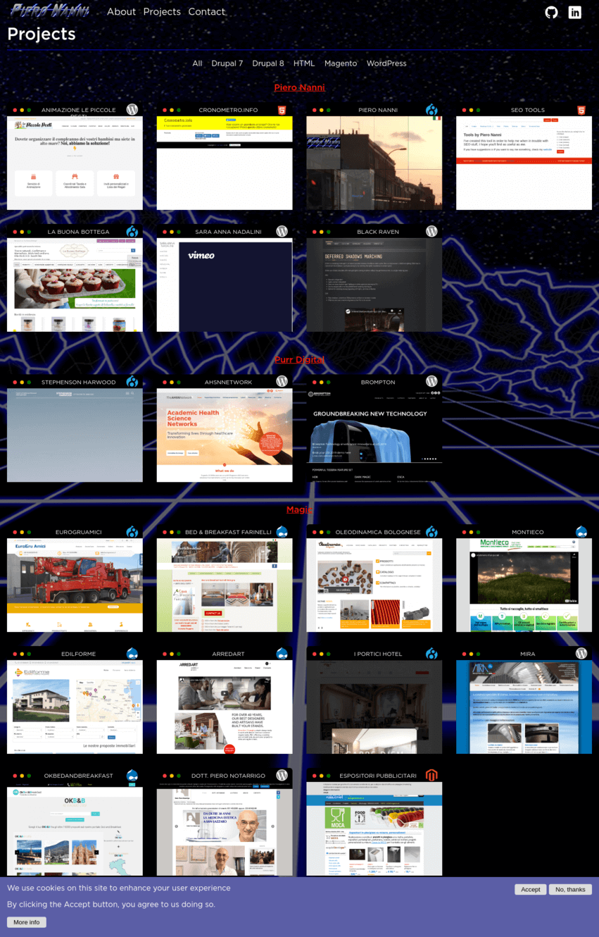 Piero Nanni.com screenshot 3
