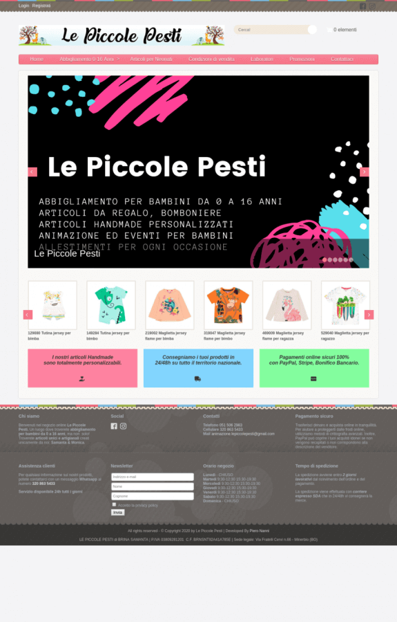 Store Animazione le Piccole Pesti screenshot 1